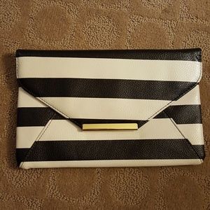 Style & Co. Black and White Clutch